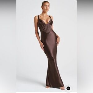 BabyBoo Brown Shae Maxi Dress